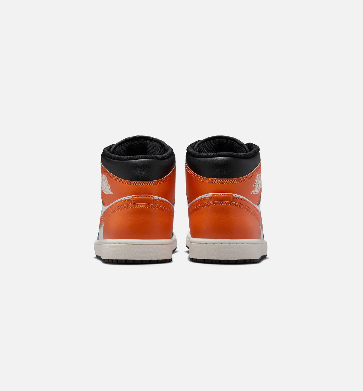 Air Jordan 1 Mid Men's Lifestyle Shoes - Starfish/White/Sail/Black