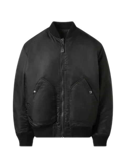 Diesel bomber jacket in padded nylon with Oval D