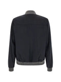 Brunello Cucinelli cashmere zip-up bomber jacket