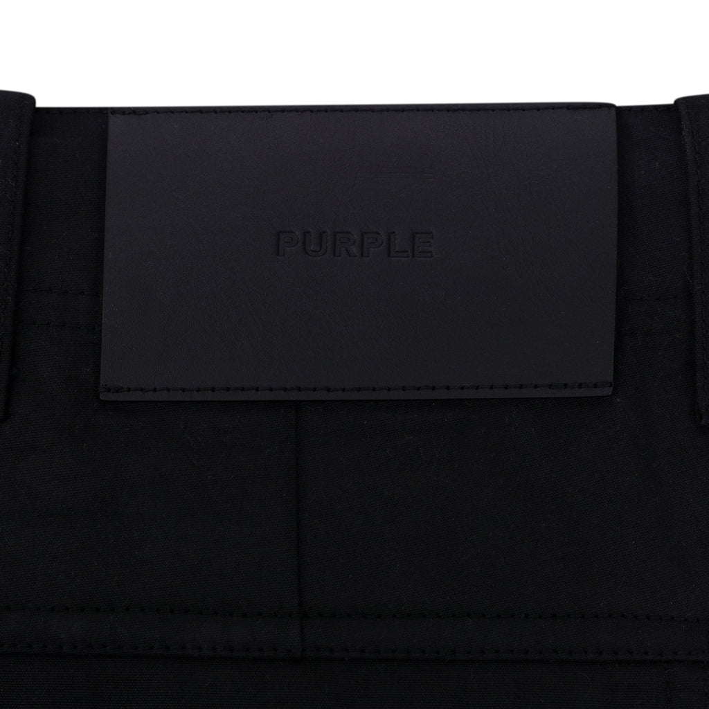 Black Woven Cargo Pants