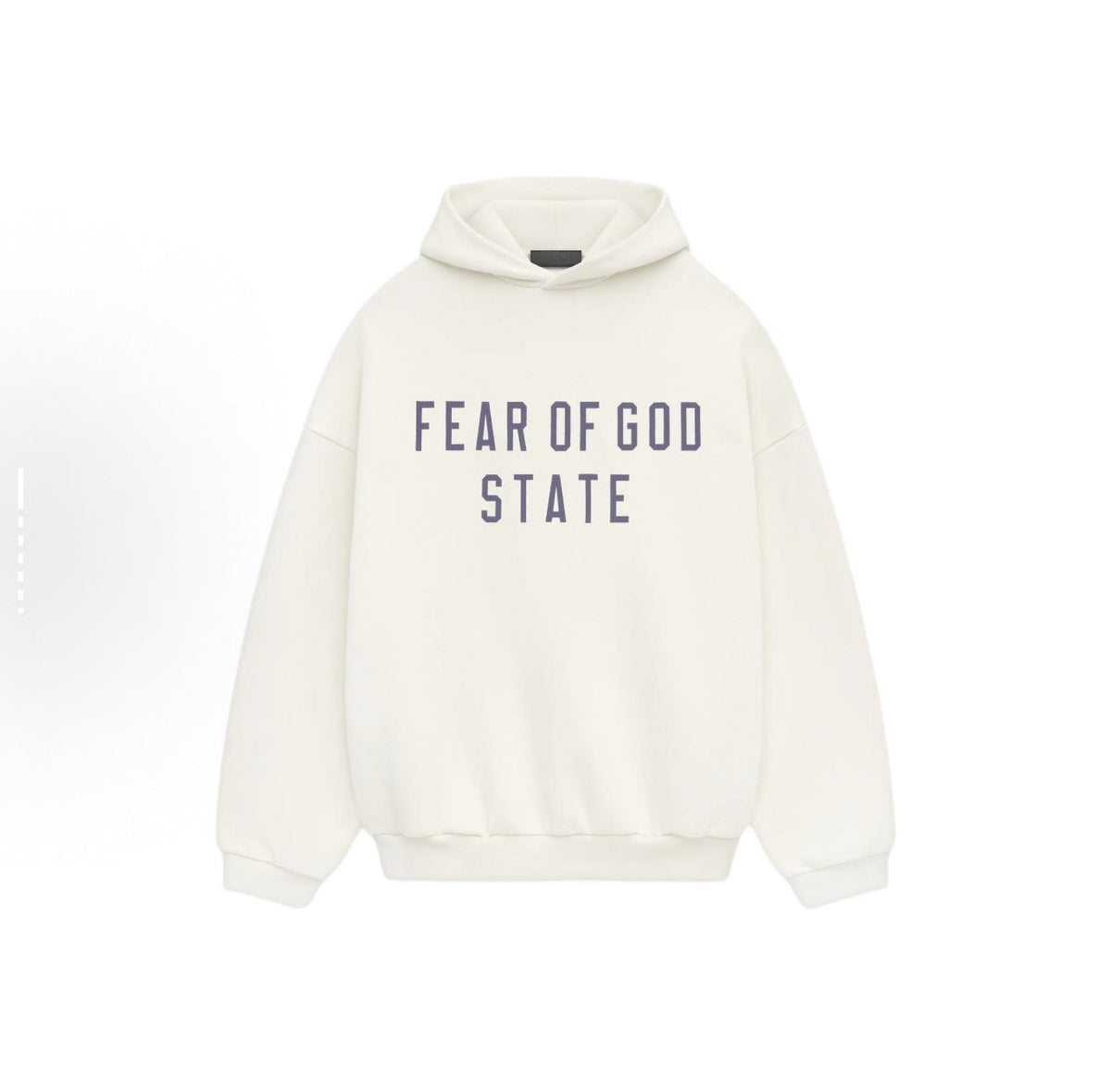 Fear of God Essentials Letter Graphic Fleece-Lined Pullover Hoodie