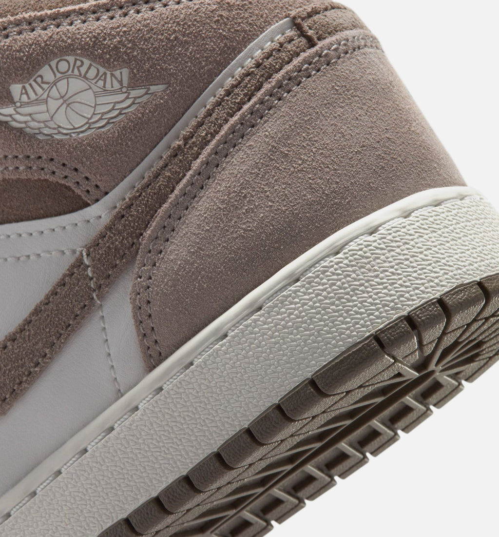 Air Jordan 1 Mid GS Sneakers | Enigma Stone/Olive Grey/Summit White